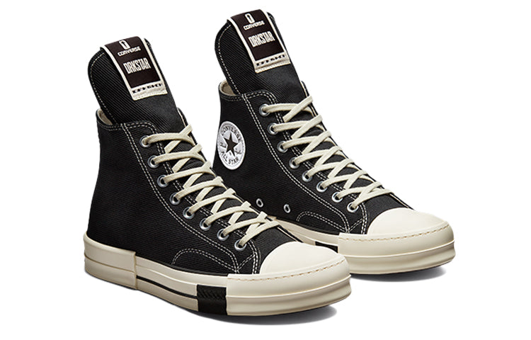Converse Drkstar Hi Rick Owens Drkshdw Black Egret