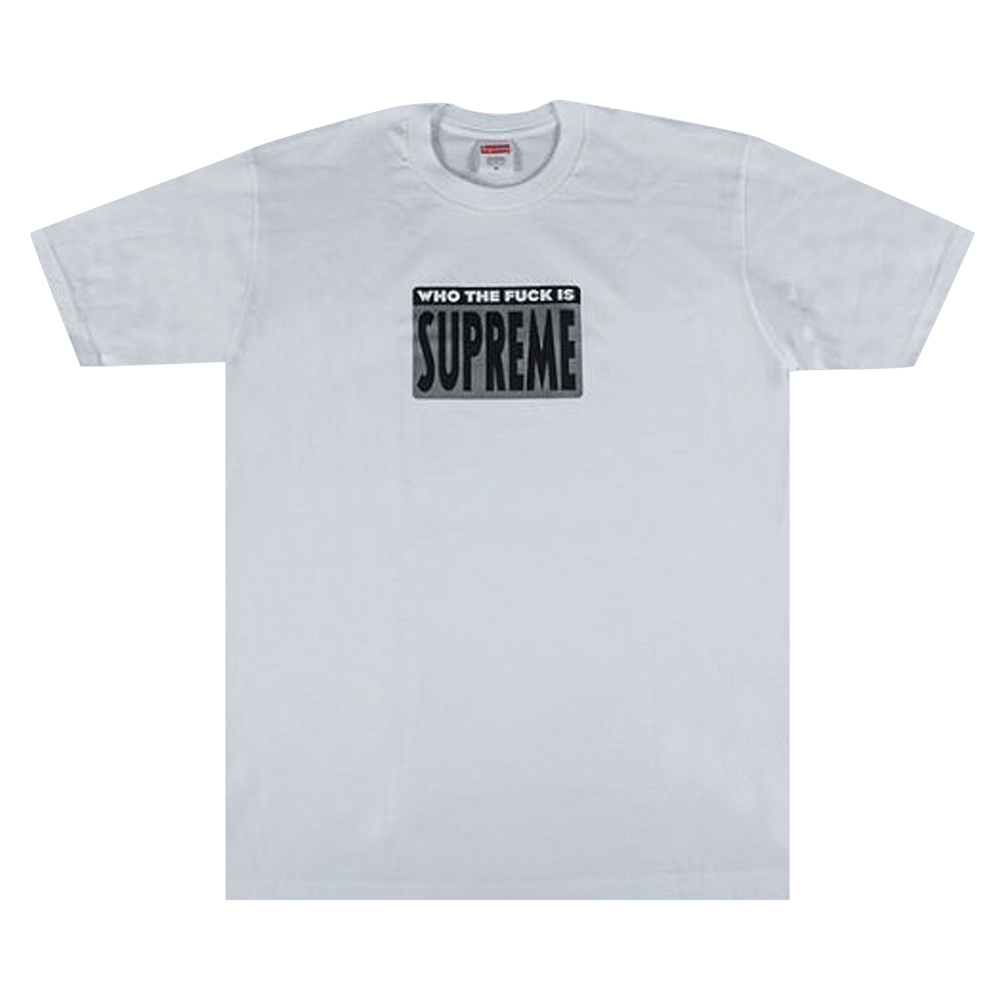 Supreme Who The Fuck T-Shirt White