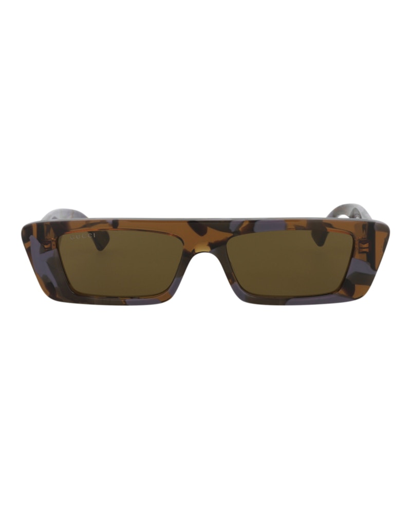 Gucci Square Rectangle Sunglasses Havana/Havana/Brown (GG1331S-30013890-006)