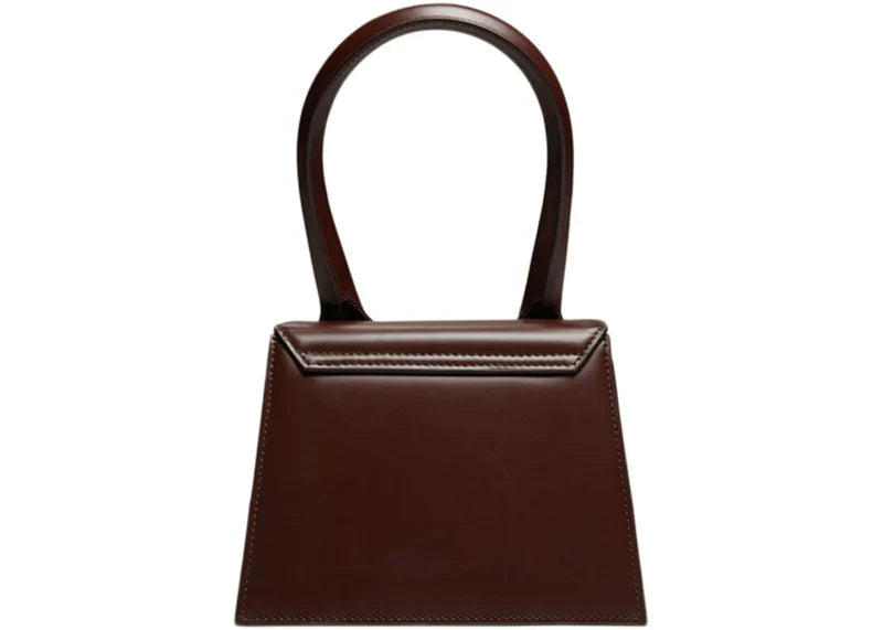 Jacquemus Le Chiquito Moyen Signature Handbag Dark Brown