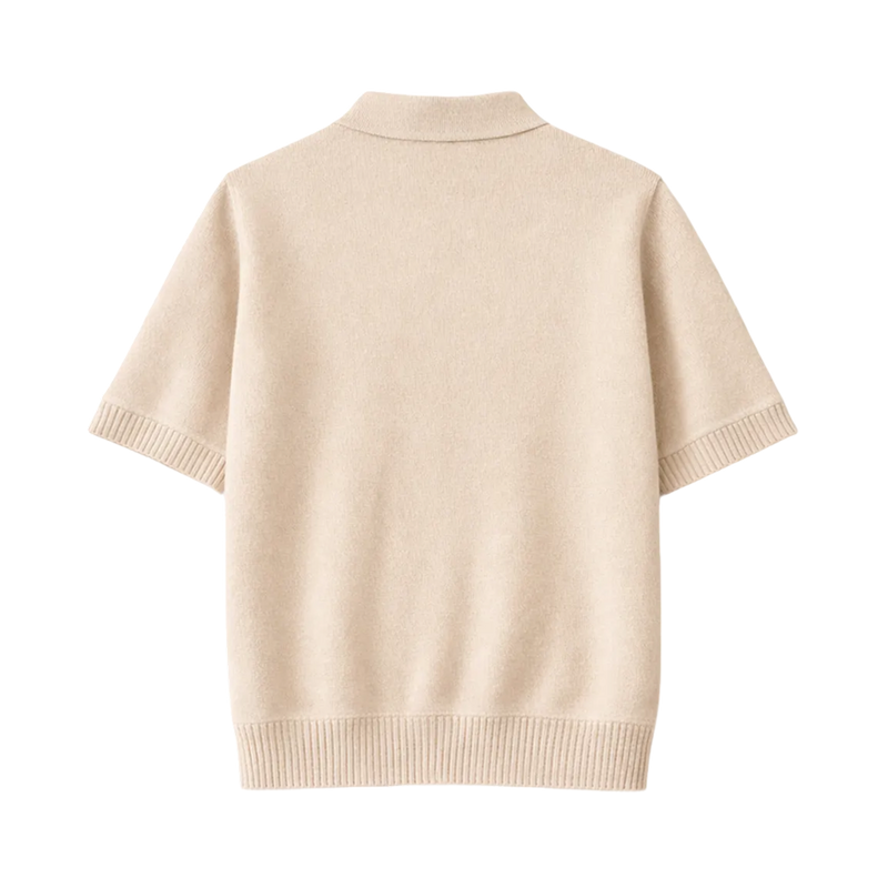 Legacy Classic Zip Polo - Oat