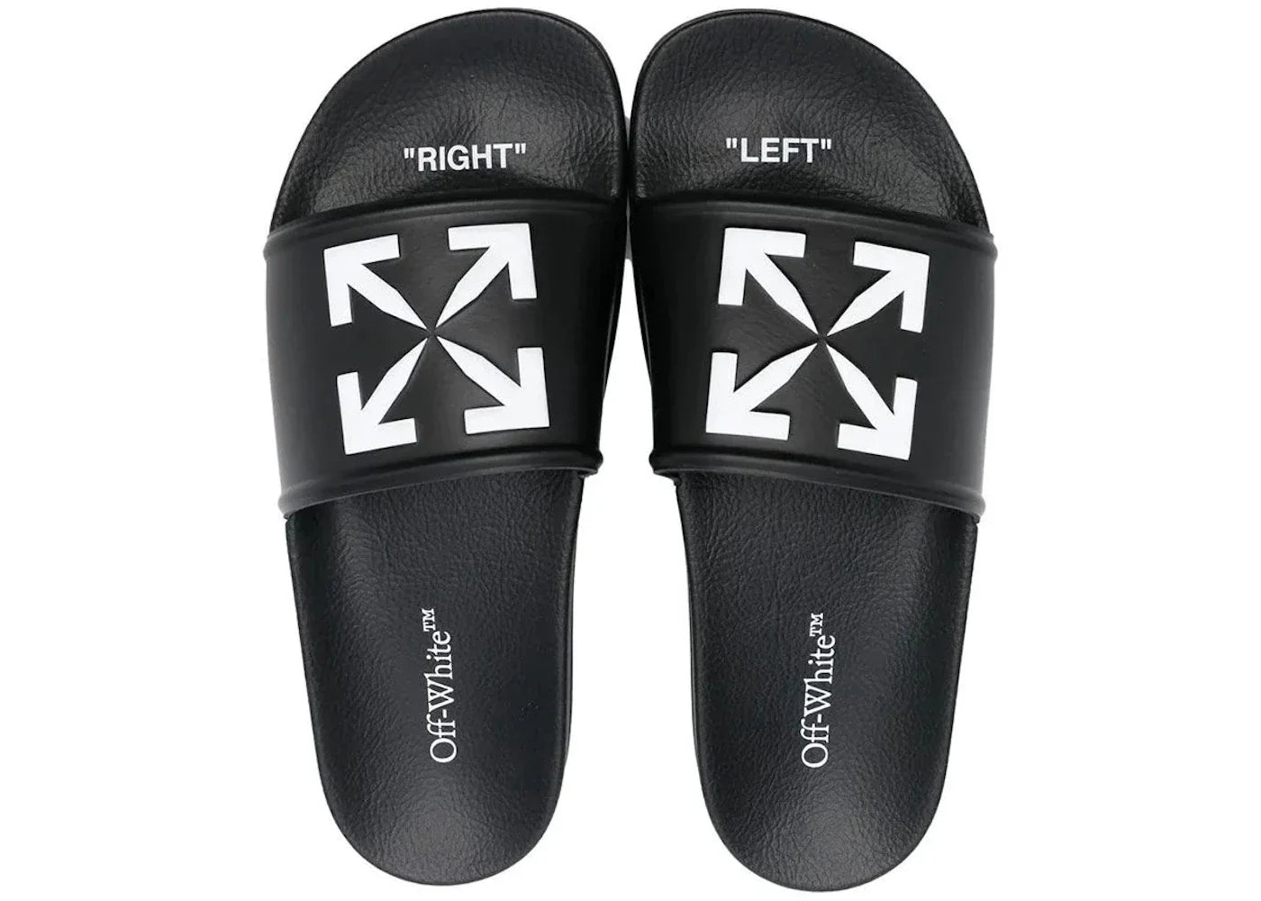 Off-White Arrow Slide Black White