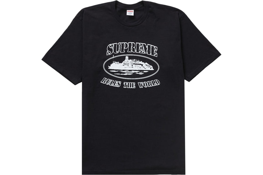 Supreme Corteiz Rules The World T-Shirt Black