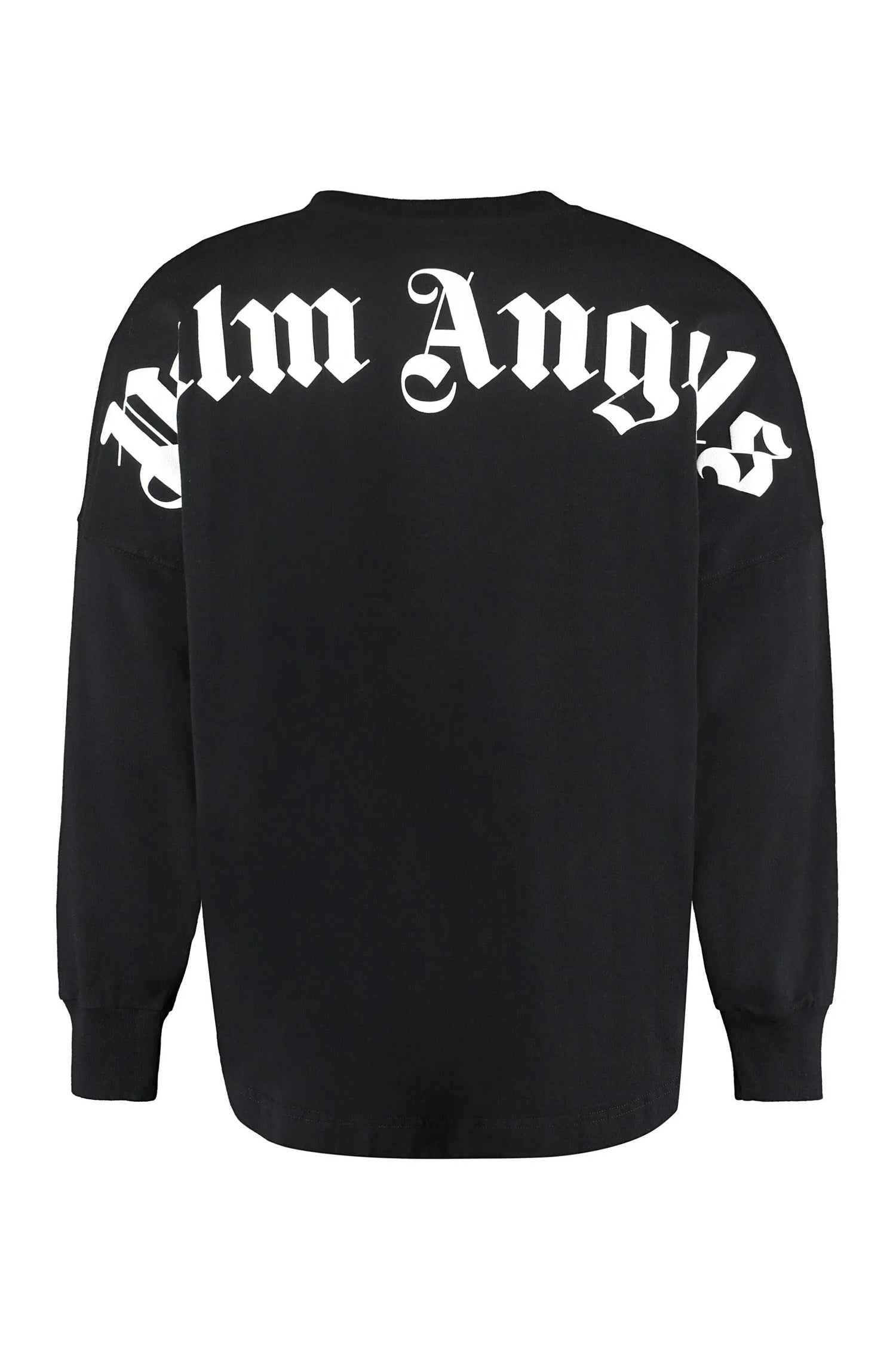 Palm Angels Classic Back Logo Oversized Black L/S T-Shirt