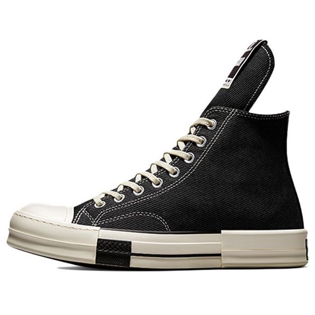 Converse Drkstar Hi Rick Owens Drkshdw Black Egret