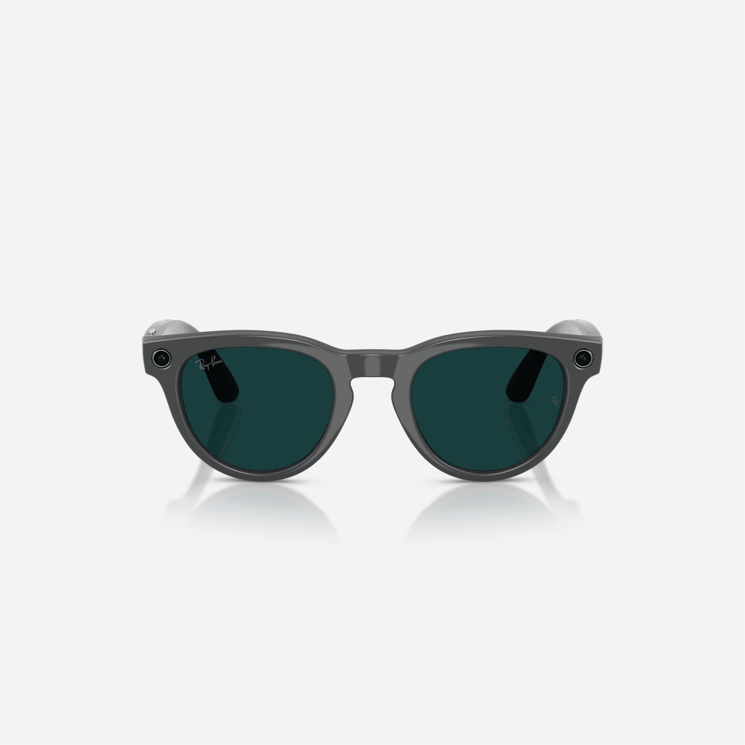 Ray-Ban Meta Headliner Shiny Asteroid Grey Frame Clear-Emerald Lens Transition - Gen 2